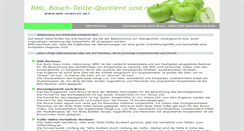 Desktop Screenshot of bmi-gewicht.net